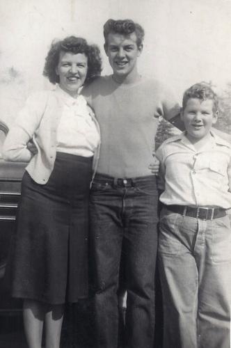 Eldora & Ken & Roger - approx. 1947